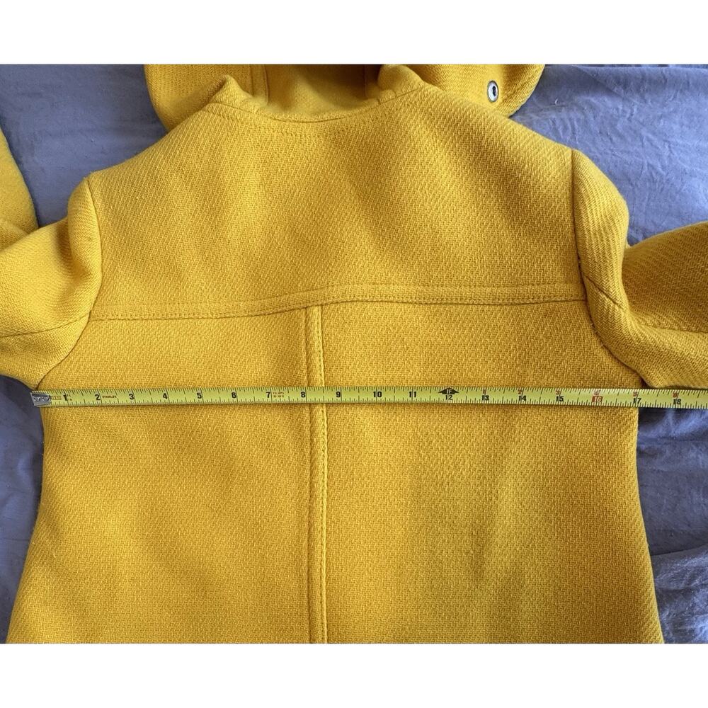 J.Crew Chateau Parka Italian Stadium Cloth Nello Gori Wool Hooded Coat 0P Petite - Picture 11 of 12